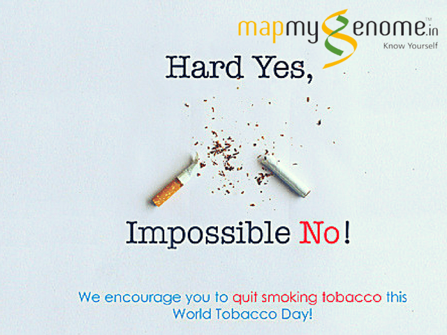 Say No To Tobacco: Hard – Yes, Impossible – No!
