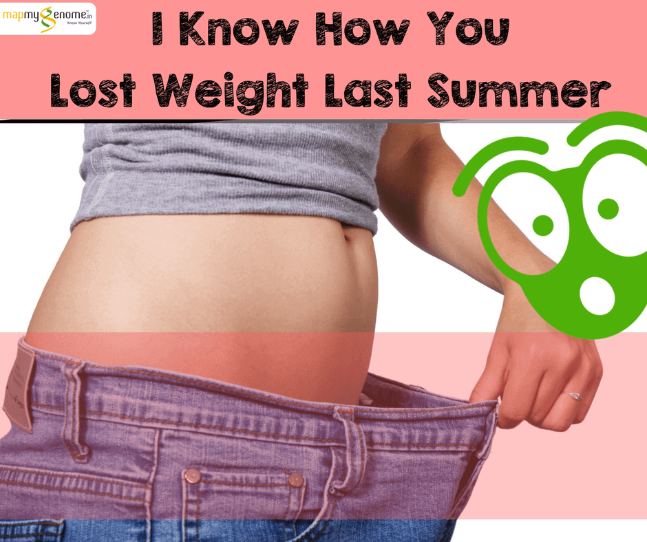 I Know How You Lost Weight Last Summer!!!