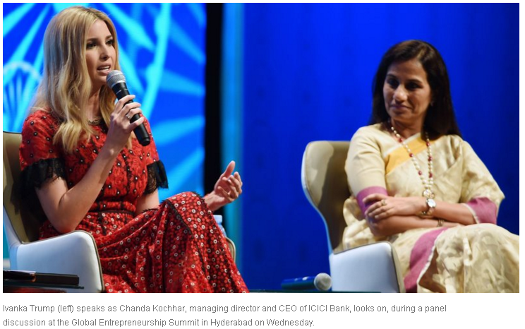 In Hyderabad, Indian Entrepreneurs Size Up Ivanka Trump