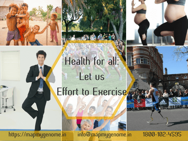 Health For All: Let Us E2E (Effort To Exercise)!