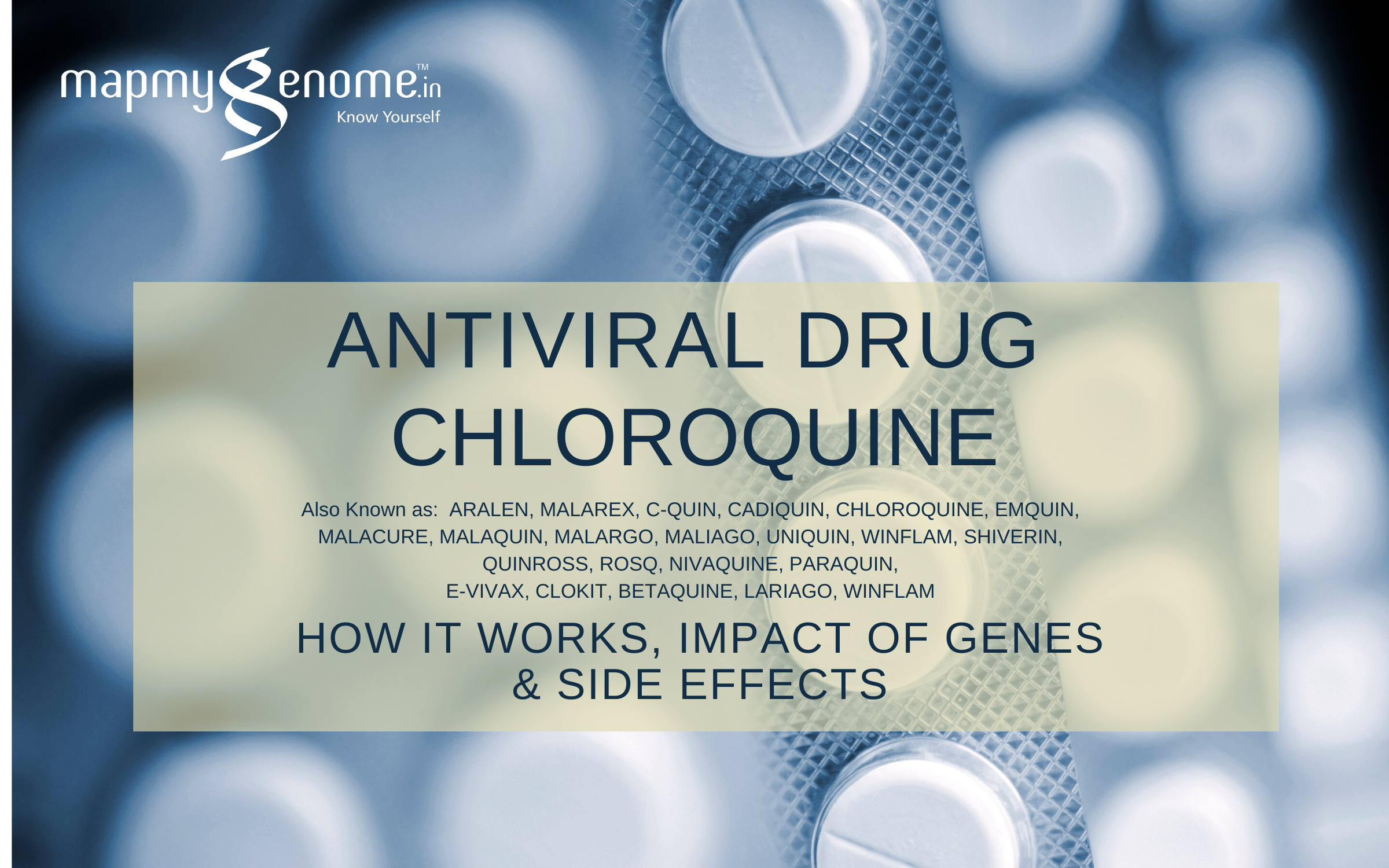Antiviral drug – Chloroquine : How the drug works, Impact of genes & Possible side effects