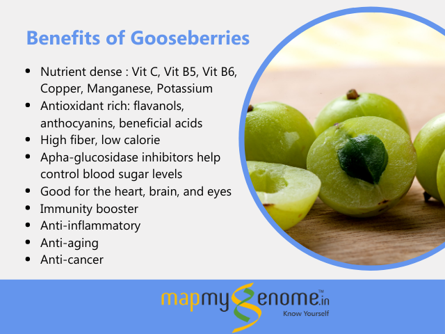Health benefits of gooseberries