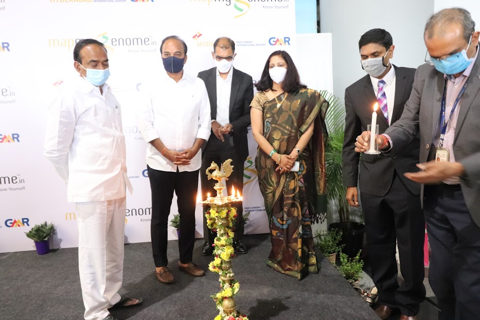 Press Release: Health Minister Inaugurates Mapmygenome COVID Testing Lab at GMR Hyderabad International Airport